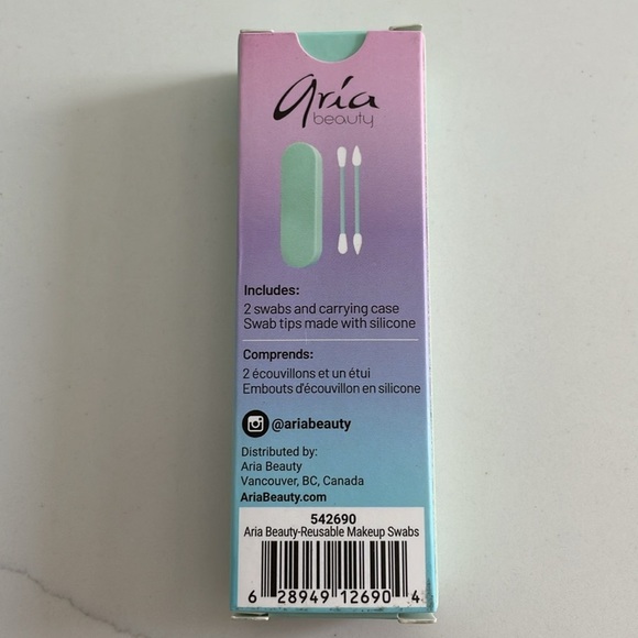 Aria Beauty Reusable Makeup Swabs with Case - Picture 4 of 15
